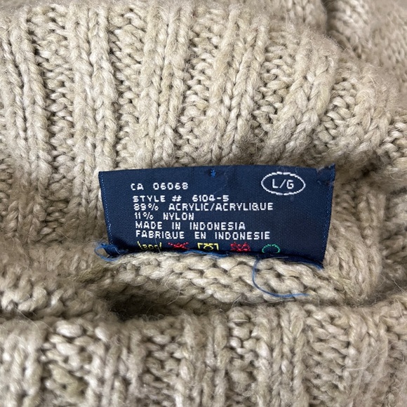 90s Oatmeal Knit Sweater - Picture 6 of 7